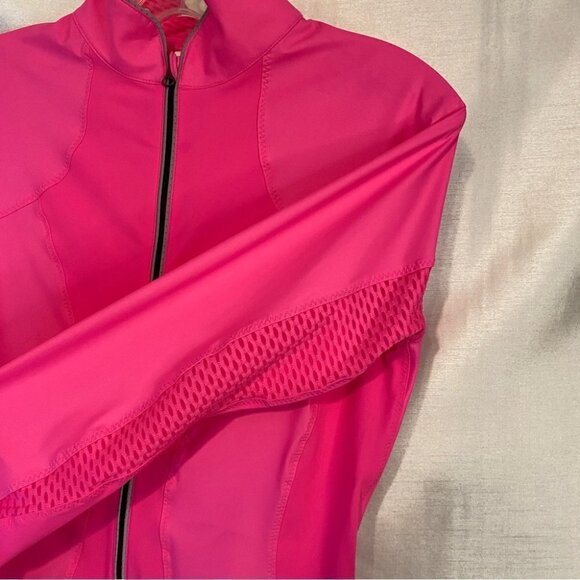 Lululemon Run:  Essential Jacket II Ladies 6 Paris Pink - Picture 6 of 14
